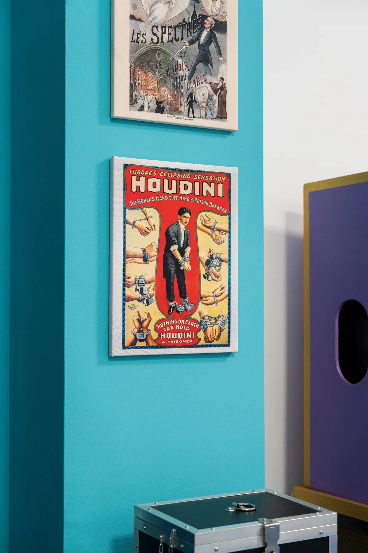 Cartells clàssics de màgia a l’espai de l’Aula Màgica